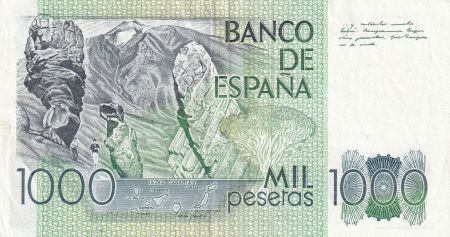 Espagne 1000 Pesetas - Benito Perez Galdos  - 1979 -  P.158