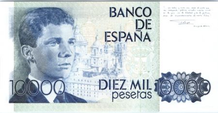 Espagne 10000 Pesetas 1985 - Juan Carlos - Prince Felipe