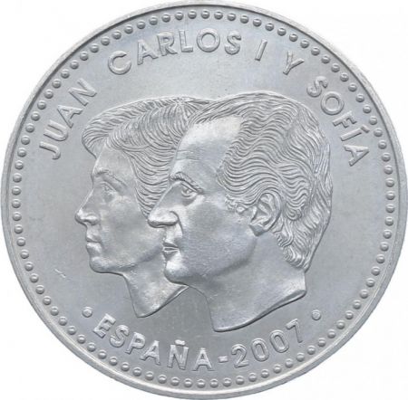 Espagne 12 Euros Juan Carlos et Sofia - Traité de Rome 2007