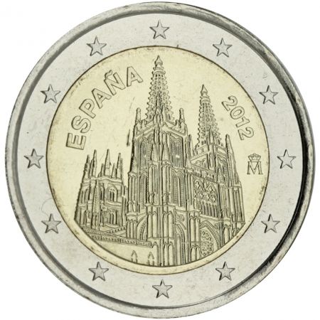 Espagne 2 Euros Commémo. Espagne 2012 - Cathédrale de Burgos