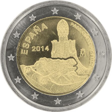 Espagne 2 Euros Commémo. Espagne 2014 - Parc Güell