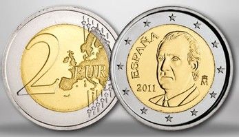 Espagne 2 Euros Juan Carlos I - 2011