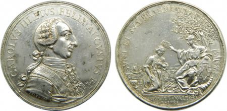 Espagne Carlos III - Société Valencienne - 1785 - Société des Amis du Pays - Argent