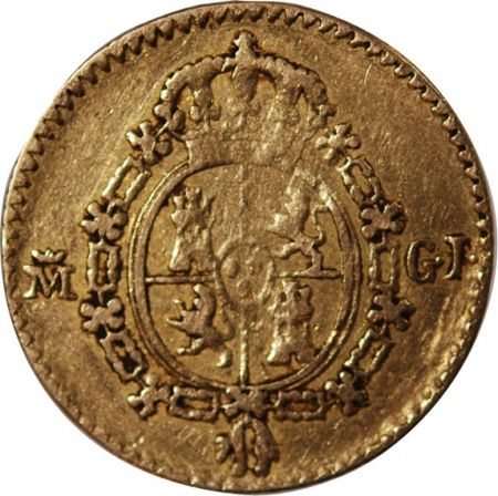 Espagne ESPAGNE  FERDINAND VII - 1/2 ESCUDO OR 1817 GJ