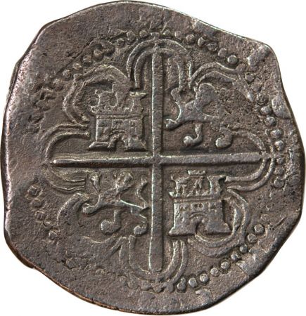 Espagne ESPAGNE  PHILIPPE II - 8 REALES ARGENT 1591 SEVILLE