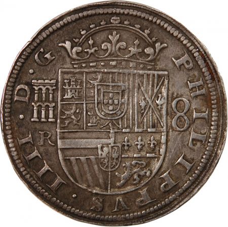 Espagne ESPAGNE  PHILIPPE IV - 8 REALES ARGENT 1632 SEGOVIE