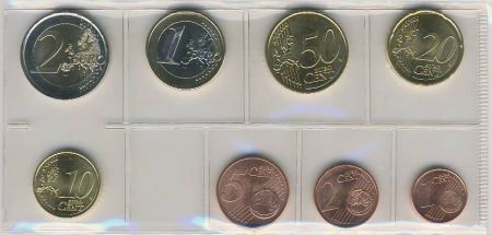 Espagne Espagne 2011 -  Serie de 8 pièces Euro