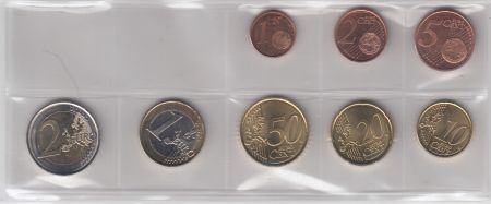 Espagne Série Espagne 2016 -  Serie de 8 pièces Euro - 1 c à 2 euros