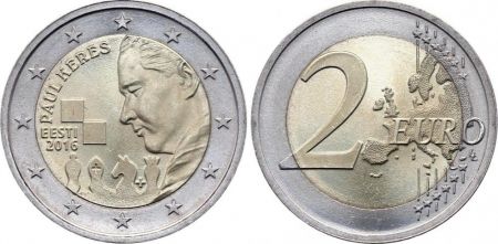 Estonie 2 Euro Paul Keres - 2016