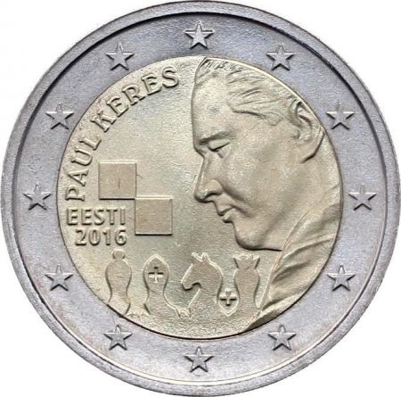 Estonie 2 Euro Paul Keres - 2016