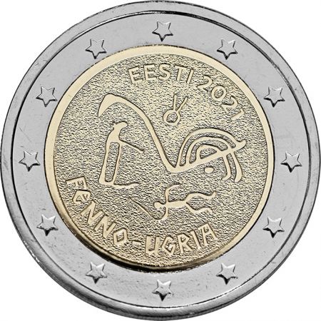 Estonie 2 Euros Commémo. Estonie 2021 - Peuples Finno-ougriens