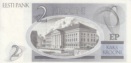 Estonie 2 Krooni - K.E. Von Baer - Université de Tartu - 1992