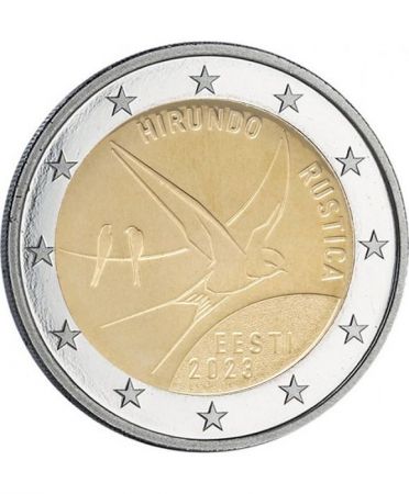 Estonie L\'Hirondelle Coincard - 2 Euros Commémo. BU 2023