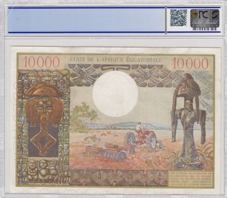 Etats de l\'Afrique Equatoriale 10000 Francs Bokassa - 1968 Spécimen PCGS 62
