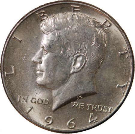 Etats Unis d\'Amérique 1/2 Dollar 1964 USA - Kennedy