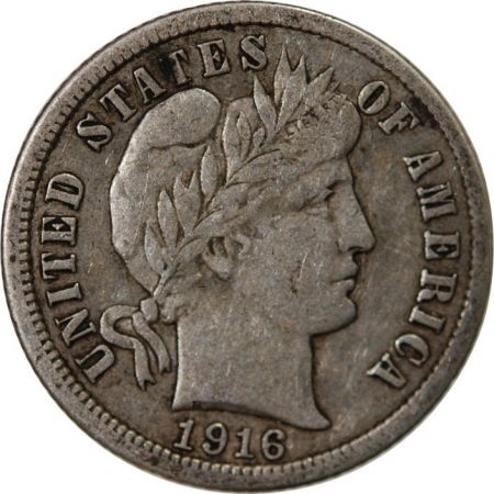 Etats Unis d\'Amérique 10 Cents USA 1892-1916 Barber Dime