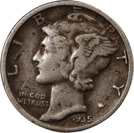 Etats Unis d\'Amérique 10 Cents USA 1916-1945 Mercury Dime