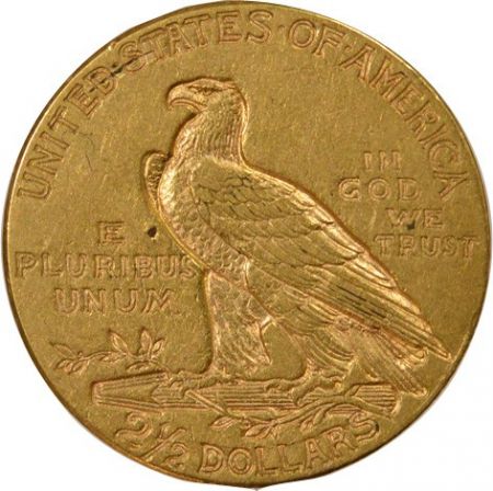 Etats Unis d\'Amérique Etats-Unis, Tête D\'Indien - 2 1/2 Dollars Or 1915 Philadelphie