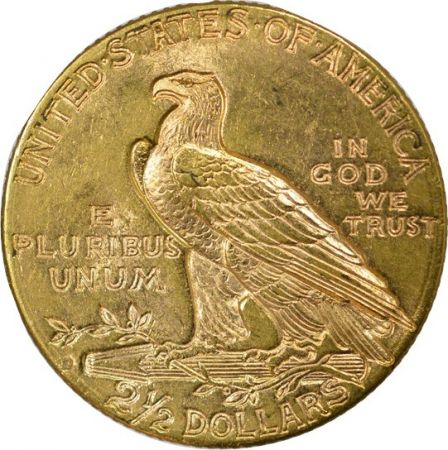 Etats Unis d\'Amérique Etats-Unis, Tête D\'Indien - 2 1/2 Dollars Or 1925 D Denver