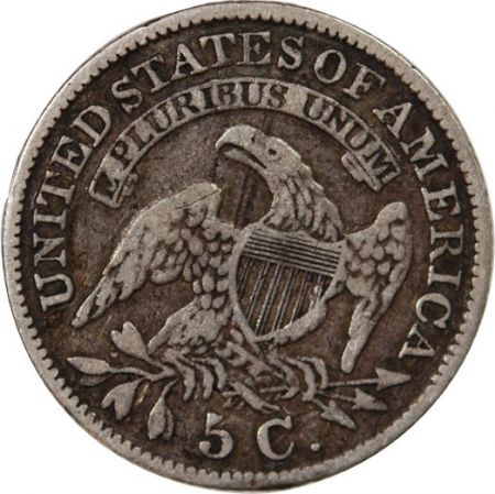 Etats Unis d\'Amérique USA - 5 CENTS ARGENT Capped Bust Half Dime\  1830\ 