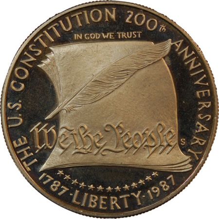 Etats Unis d\'Amérique USA - DOLLAR ARGENT 1987 PHILADELPHIE - Bicentennaire de la Constitution