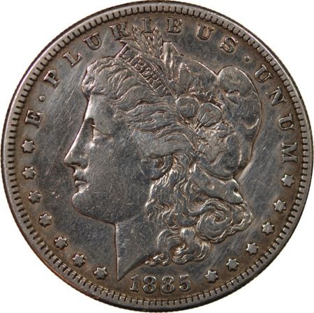 Etats Unis d\'Amérique USA - MORGAN DOLLAR ARGENT 1885 PHILADELPHIE