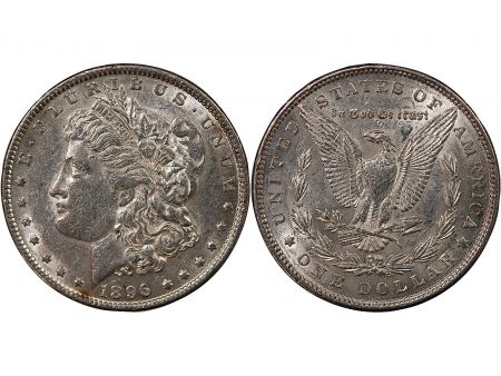 Etats Unis d\'Amérique USA - MORGAN DOLLAR ARGENT 1896 PHILADELPHIE