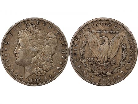 Etats Unis d\'Amérique USA - MORGAN DOLLAR ARGENT 1901 NEW ORLEANS