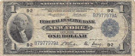 Etats Unis d\'Amérique USA  GEORGE WASHINGTON - 1 DOLLAR 1918 NEW YORK