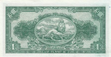Ethiopie 1 Dollar Haile Selassié - Laboureur - 1945 - SPL - P.12c