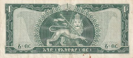 Ethiopie 1 Dollar Haile Selassié - Lion - 1966 - Série PY