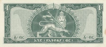 Ethiopie 1 Dollar Haile Selassié - Lion - 1966 - SUP - P.25 Série HE