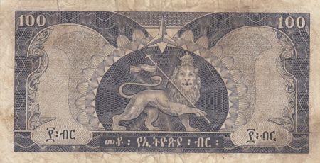 Ethiopie 100 Dollars Haile Selassié - Lion - 1966 - TTB - P.29 - B.628479