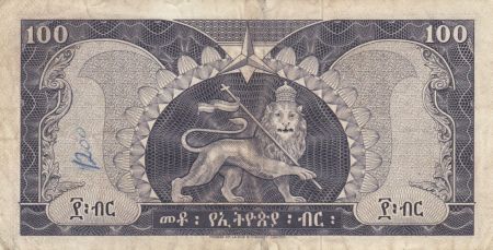 Ethiopie 100 Dollars Haile Selassié - Lion - 1966 - TTB - P.29 - B.857147