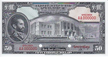 Ethiopie 50 Dollars Haile Selassié - Parlement