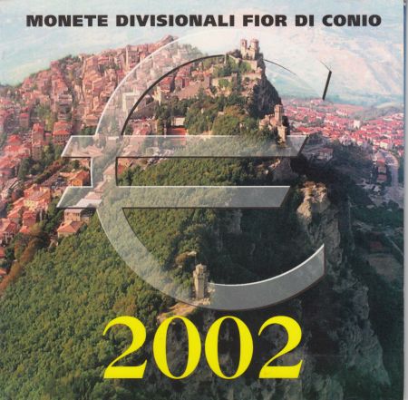 Europe Coffret BU San Marin 2002 - 8 Monnaies