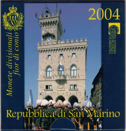 Europe Coffret BU San Marin 2004 - 9 Monnaies