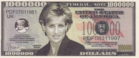 Fantaisie 1000000 Dollars - Lady Diana