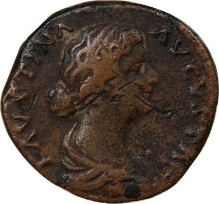 FAUSTINE JEUNE - SESTERCE 156 / 161 ROME