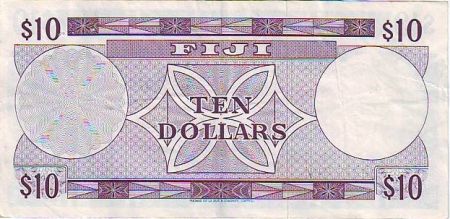 Fidji 10 Dollars Elizabeth II - 1974