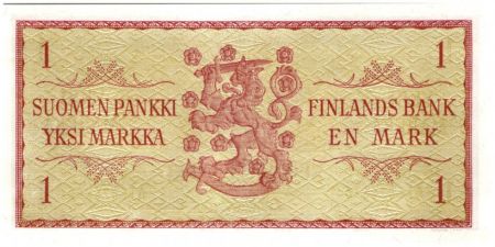 Finlande 1 Markka Epis de blé, Armoiries - 1963 - Neuf - P.98