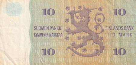 Finlande 10 Markkaa - Juho K. Paasikivi - 1980 - TB - P.112a