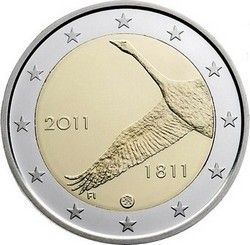 Finlande 2 Euro 2011, 200 ans Banque de Finlande