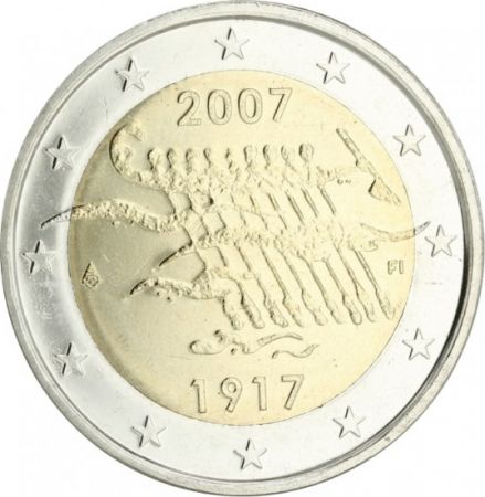 Finlande 2 Euro 90 ans Indépendance - 2007 - SPL