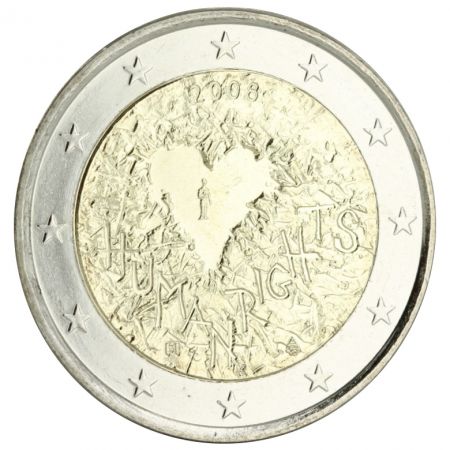 Finlande 2 Euros Commémo. 2008 - Droits de l\'homme