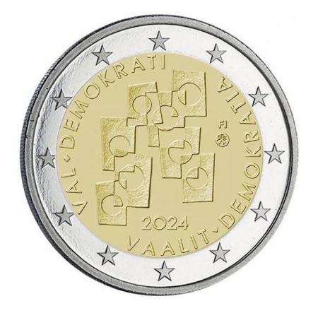 Finlande 2 Euros Commémo. BE 2024 - Elections et Démocratie