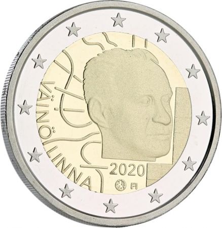 Finlande 2 Euros Commémo. BE FINLANDE 2020 - 100 ans de Väinö Linna
