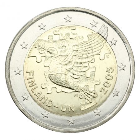 Finlande 2 Euros Commémo. Finlande 2005 - Adhésion à l\'ONU