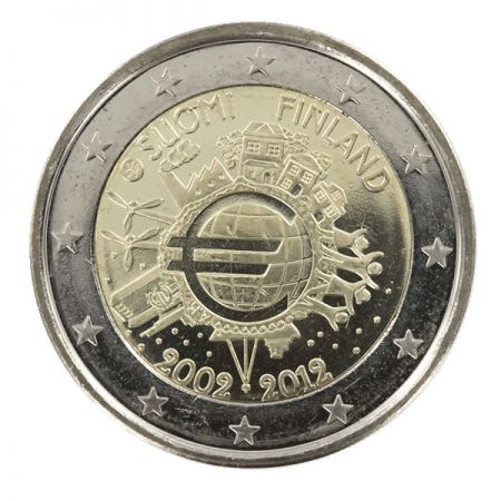 Finlande 2 Euros Commémo. Finlande 2012 - 10 ans de l\'Euro