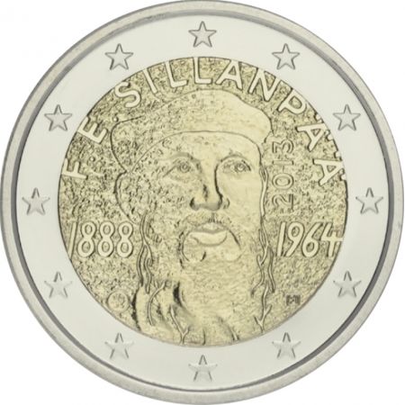 Finlande 2 Euros Commémo. FINLANDE 2013 - Frans Eemil Sillanpää